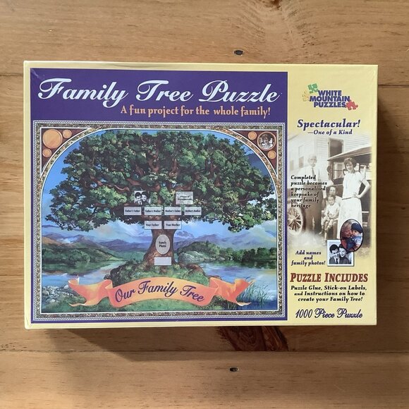 White Mountain Puzzle, Our Family Tree, NEW, 1000 pieces - Picture 1 of 3